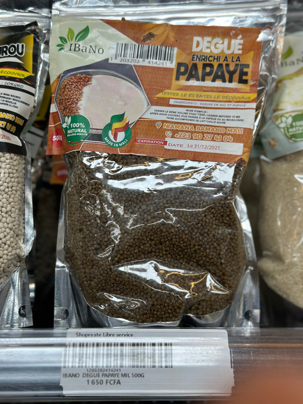 IBANO DEGUE PAPAYE MIL 500G