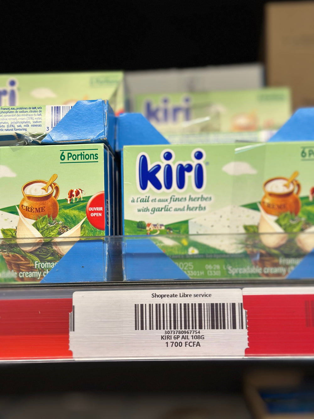KIRI 6 PORTIONS À L’AIL 200G