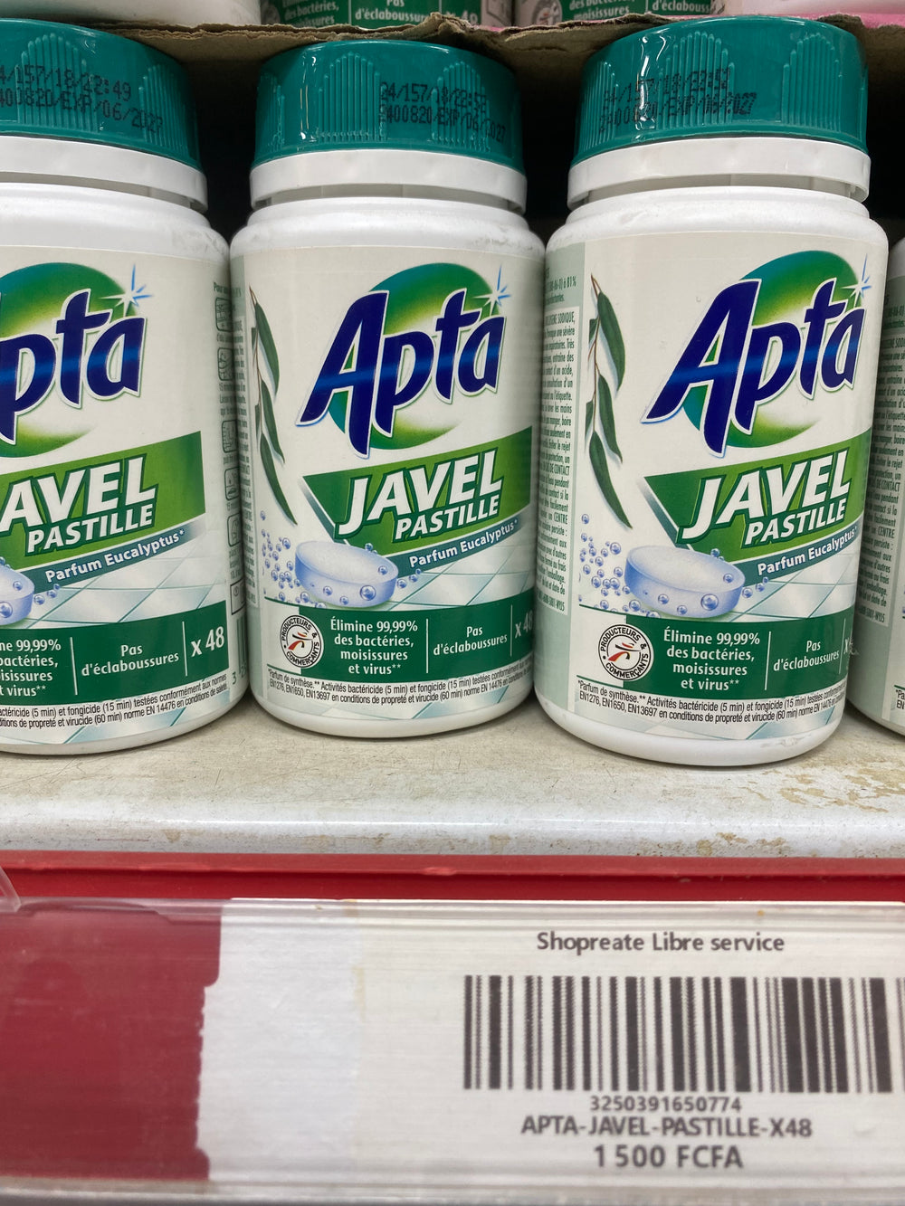 Apta javel pastille x48