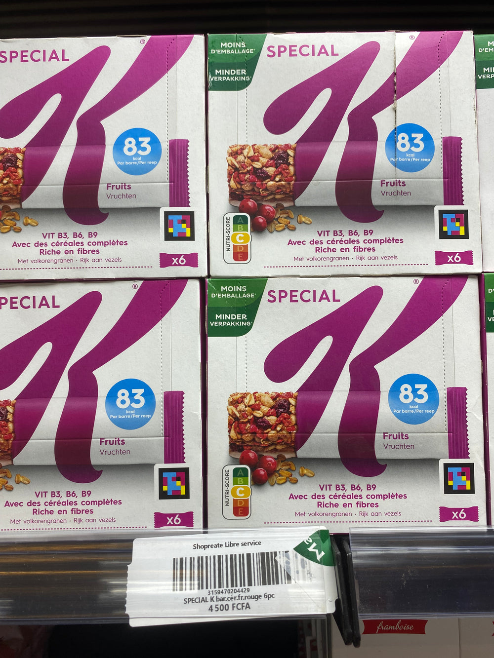 Spécial k bar.cer. Ft.rouge 6pc