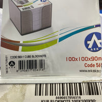 KUB BLOKNOTE 100X100X90;