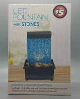 
              LED Fountain with Stones
            