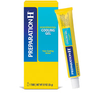 Preparation H Cooling Gel for Hemorrhoid Relief With Vitamin E and Aloe, 0.9 Oz./ 26g