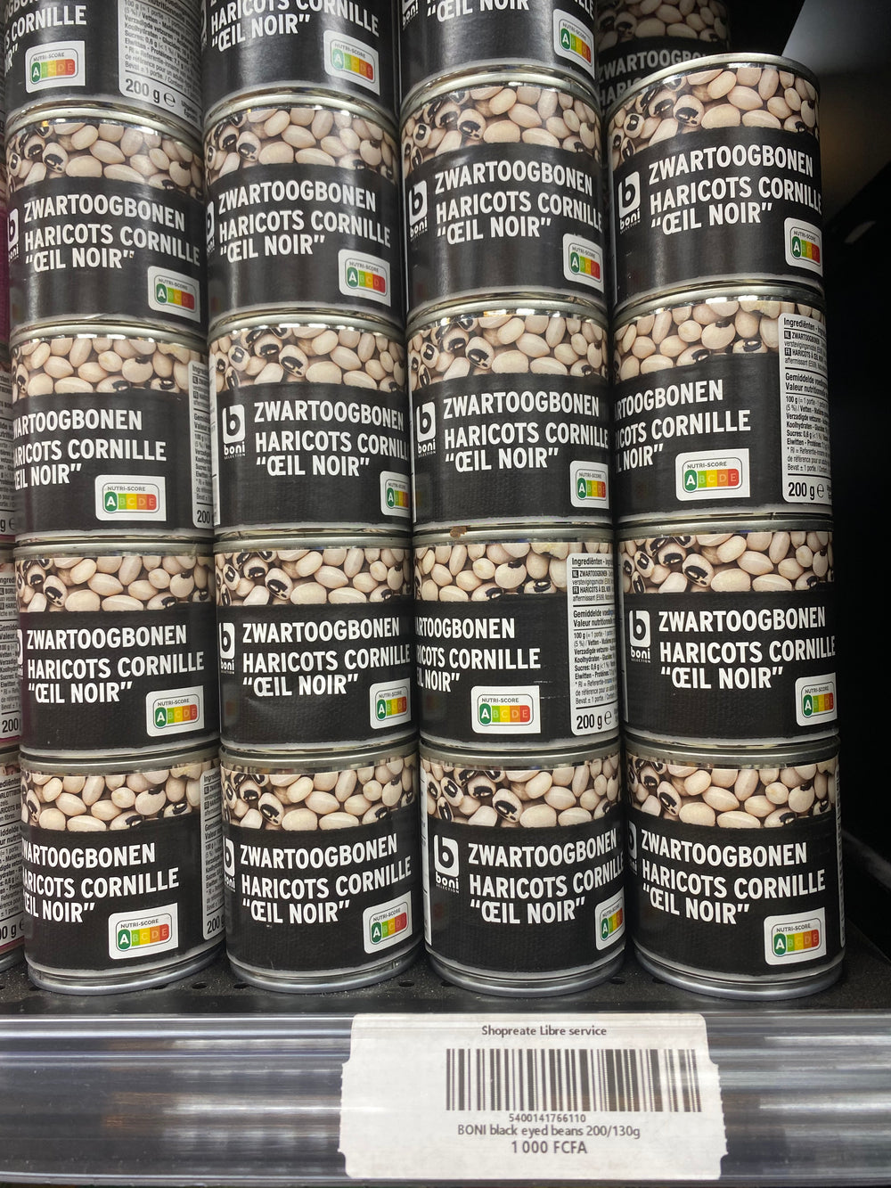 BONI black eyed beans 200/130g