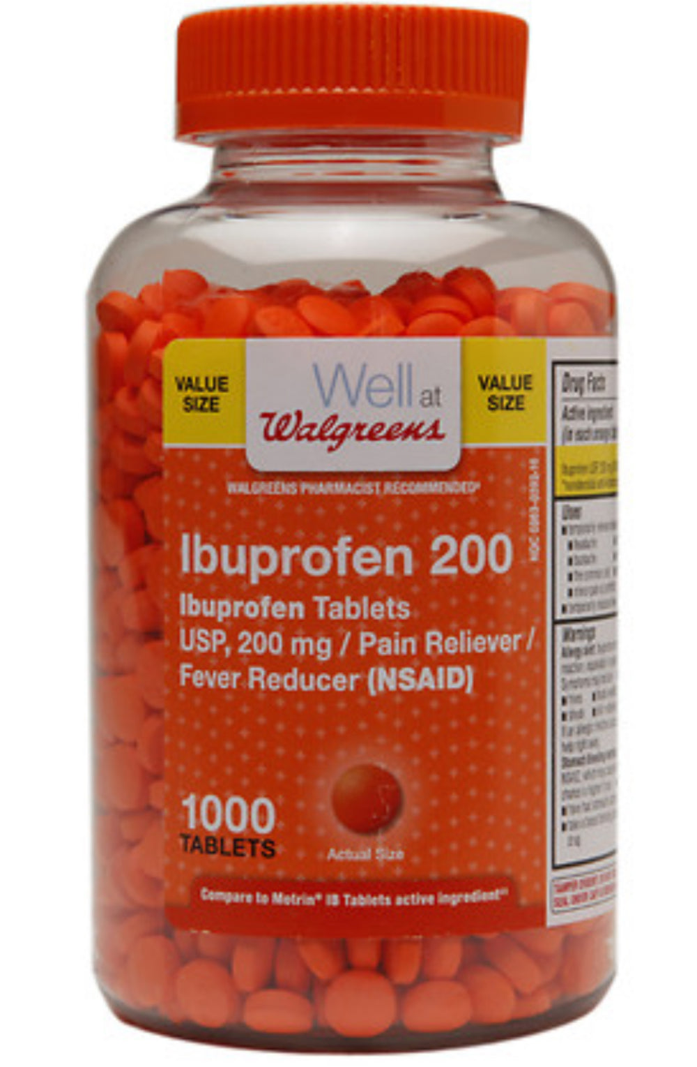 Ibuprofen 200 mg - 1000 Tablets DLC: Février/2026