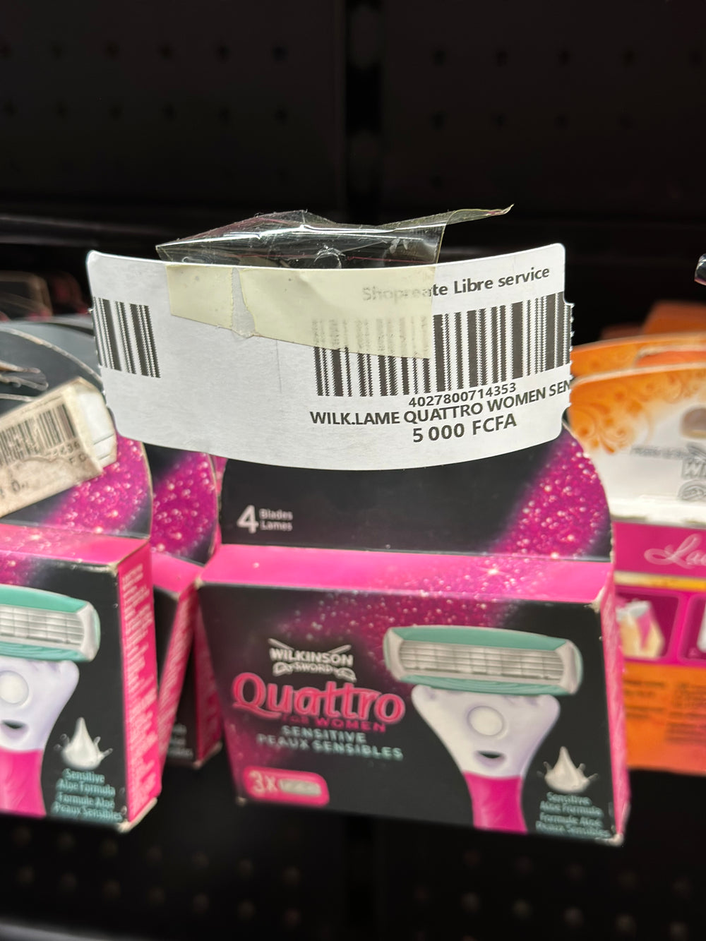 Wilkinson Quattro for women 3x (pour femme)