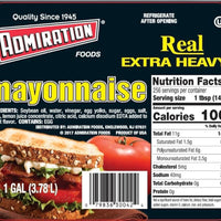 Admiration Mayonesa extra pesada 1 Gal (3.78 L) DLC: 20 Juillet2025