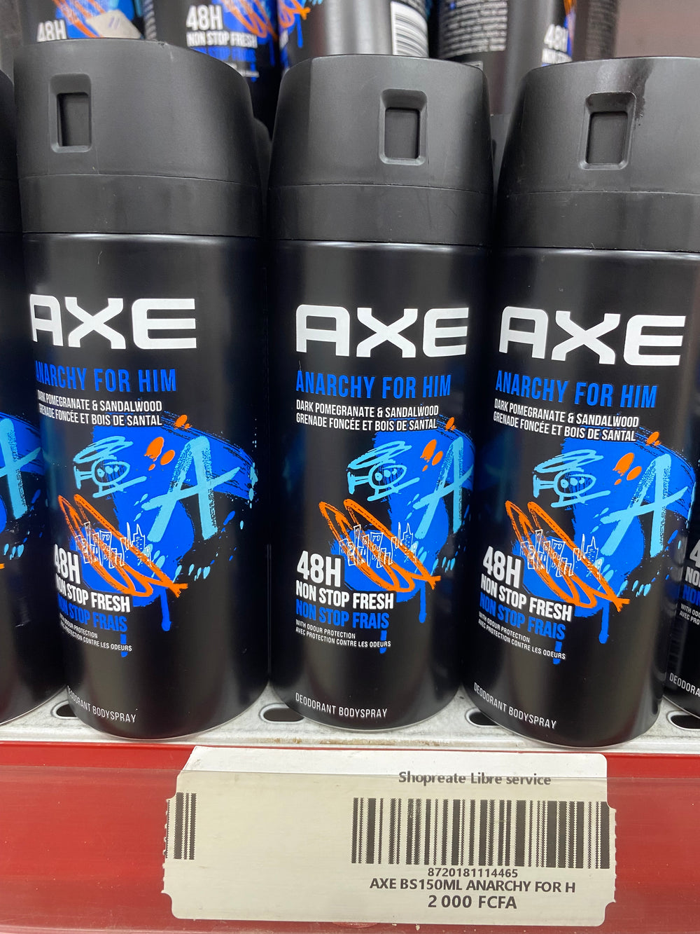 Axe Bs 150ml Anarchy For H