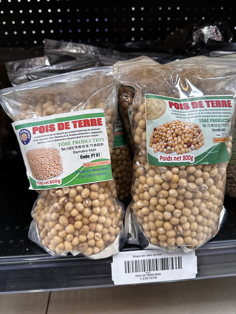 POIS DE TERRE 800G