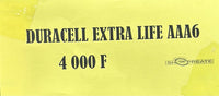 
              DURACELL EXTRA LIFE AAA6
            