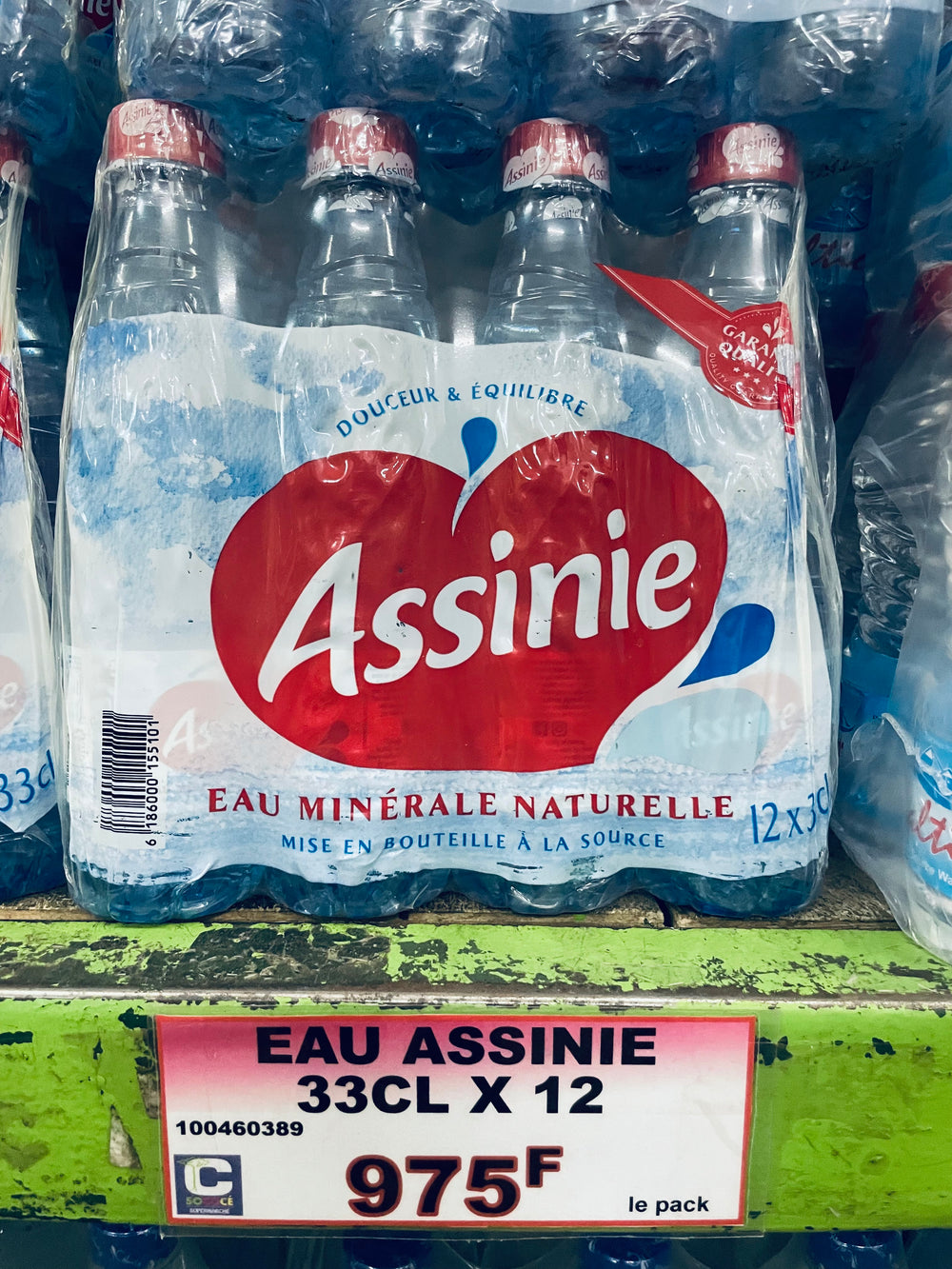 Eau assinie 33CL x12