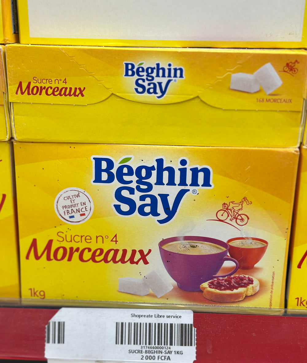 SUCRE EN MORCEAUX-BEGHIN SAY 1KG