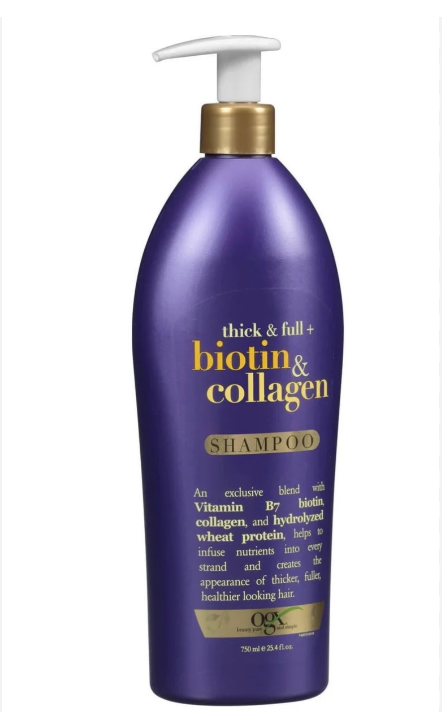 Biotin and collagen shampoo (750 mL)