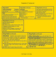 
              Preparation H Cooling Gel for Hemorrhoid Relief With Vitamin E and Aloe, 0.9 Oz./ 26g
            
