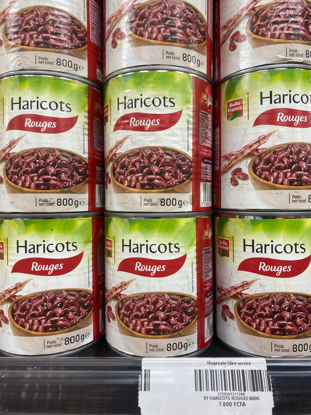 BF HARICOTS ROUGES 800G