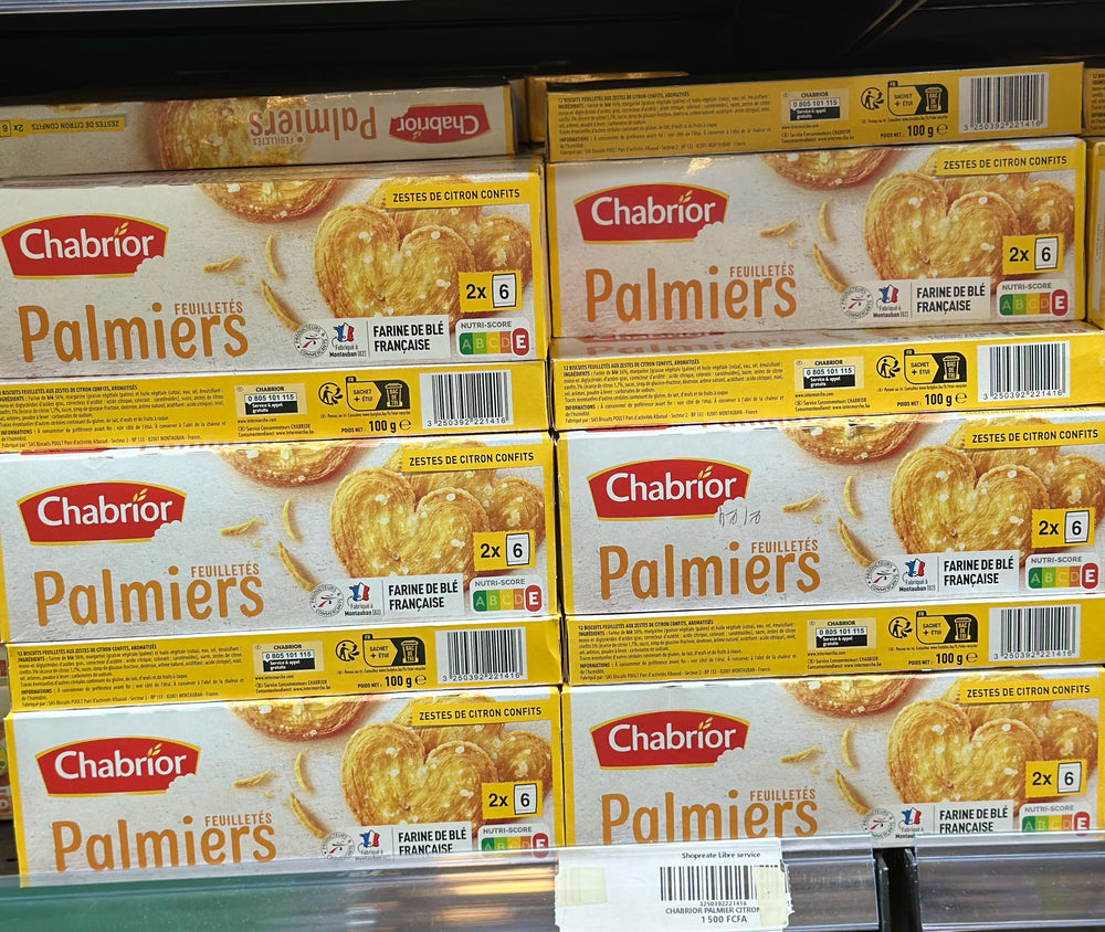 Chabrior Feuilletés Palmiers 100G