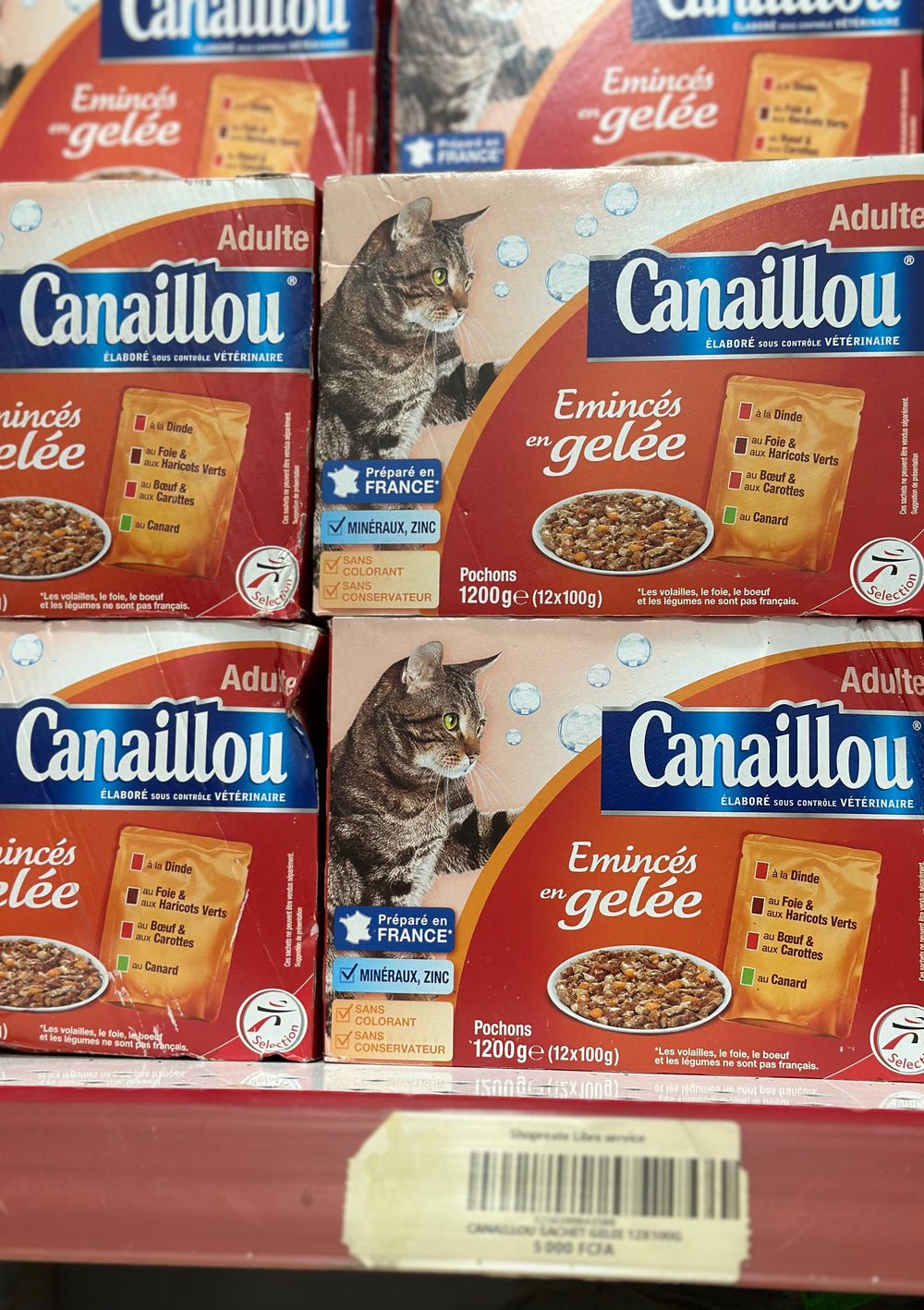 Canaillou emincés en gelée (12x100g)
