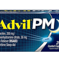 Advil PM, Soulagement de la douleur / Nighttime Sleep Aid, 200 Caplets