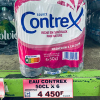 Eau contrex 50cl x 6