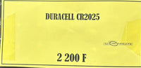 
              DURACELL CR2025
            