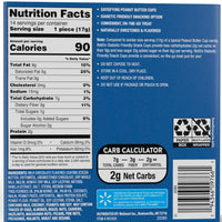 No Sugar Company Shellz Dark Chocolatey Caramel Pecan, 9 Count