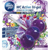 Bloc WC Ambi Pur – WC Active Tri-Gel – Hibiscus sauvage 45gr