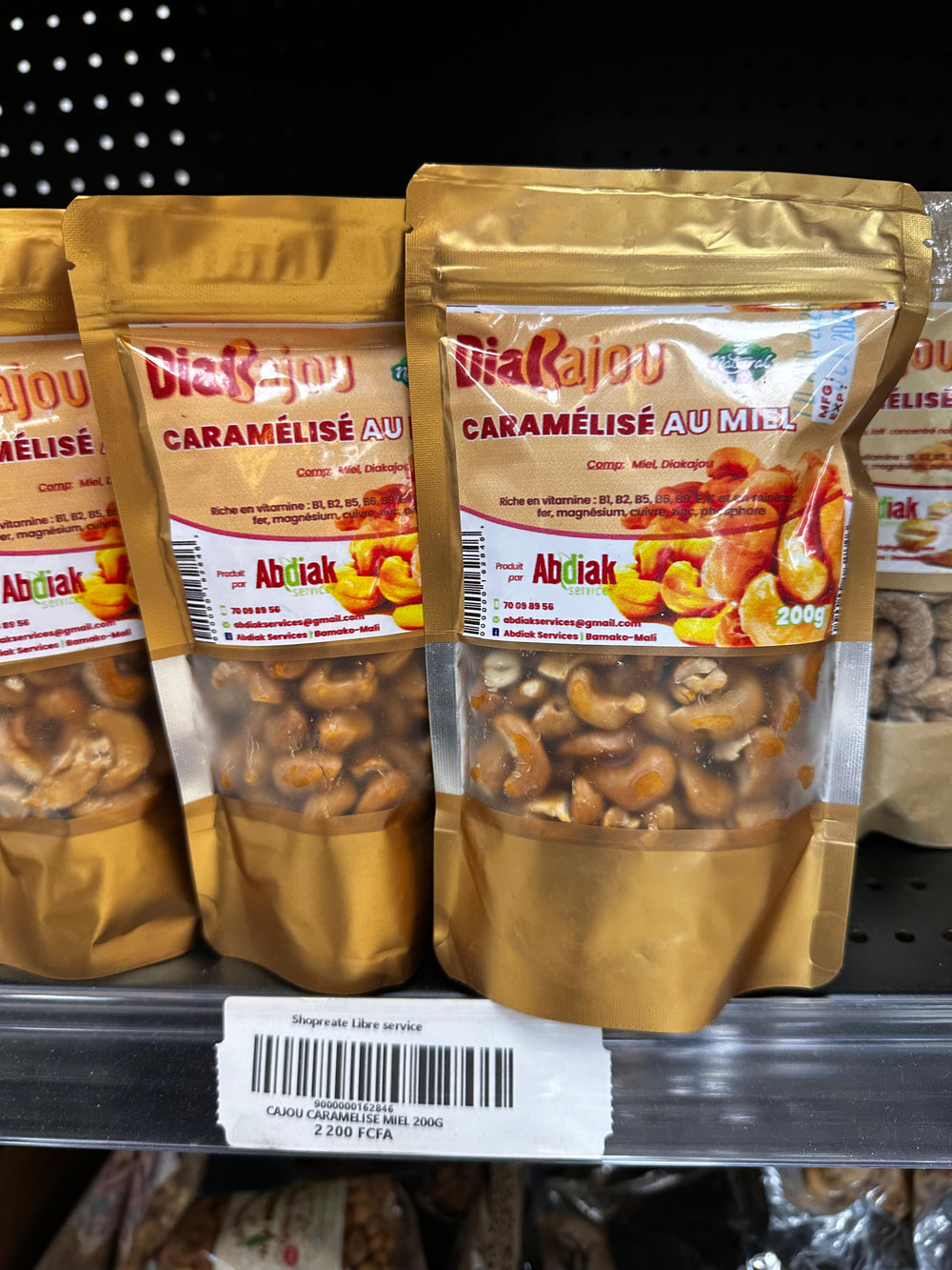 Diakajou caramélisé au miel 200g