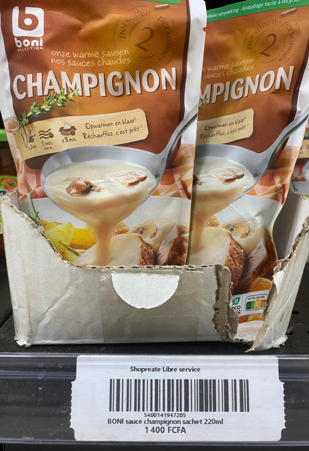 Boni Sauce champignons sachet 220ml