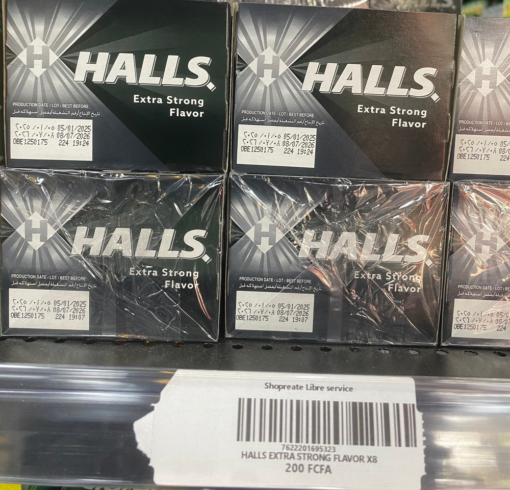 HALLS EXTRA STRONG FLAVOR X8