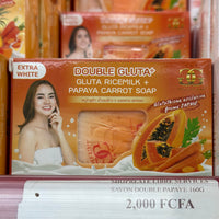 DOUBLE GLUTA + SAVON PAPAYE ET CARROT 160G