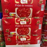 Pulpe de tomates 400 g) DLC: Juin28