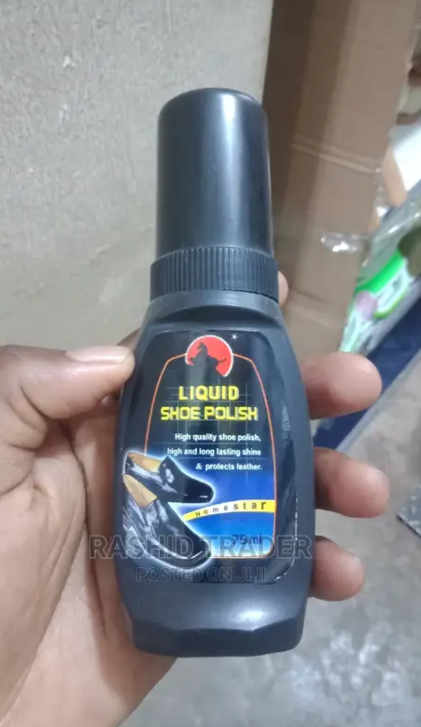 Liquid Shoe Polish Black 75mL