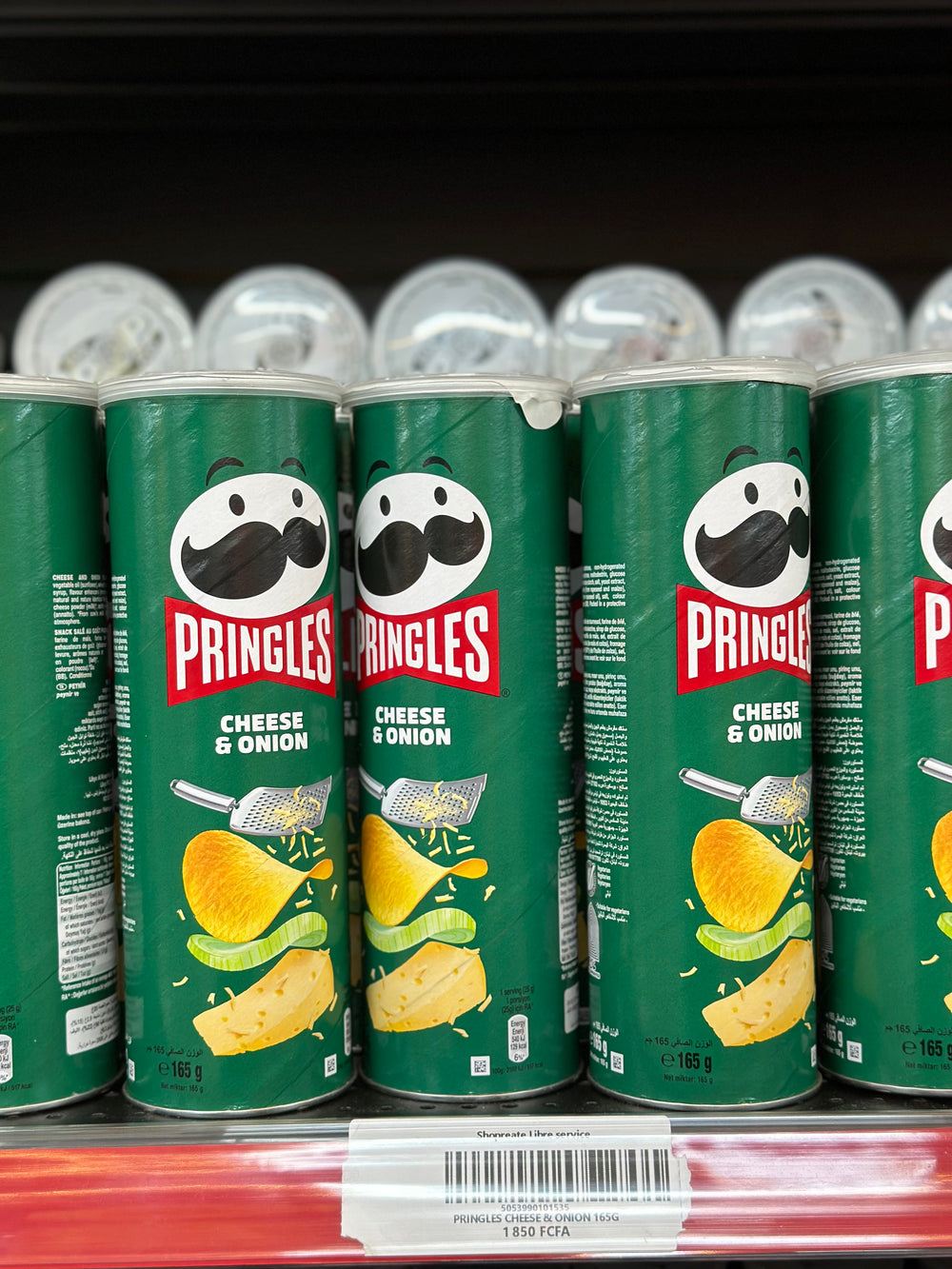PRINGLES CHEESE & ONION 165G
