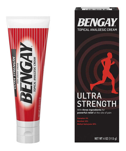 Crème topique anti-douleur BENGAY ultra forte, 113g