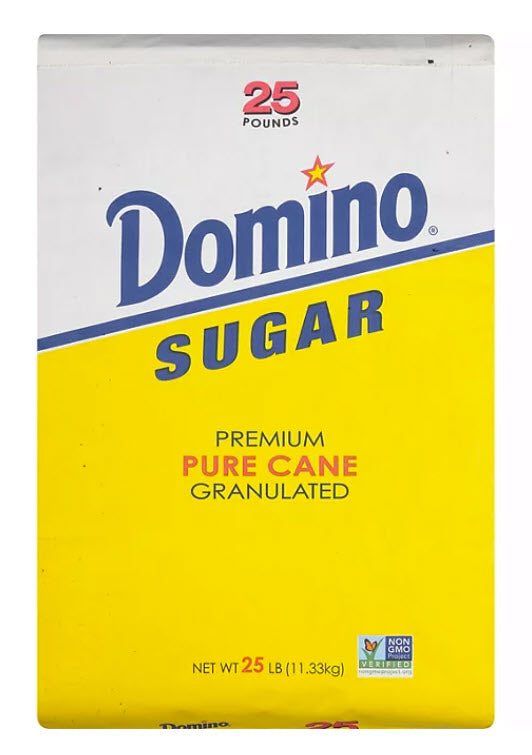 Domino Granulated Sugar (25 lb/11,33 kg) DLC: Nov26