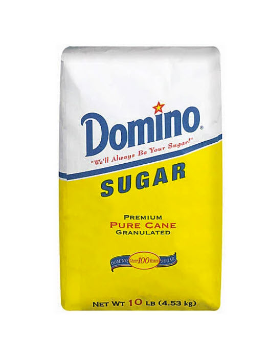 Domino Granulated Sugar (10 lbs./4,53 Kg)