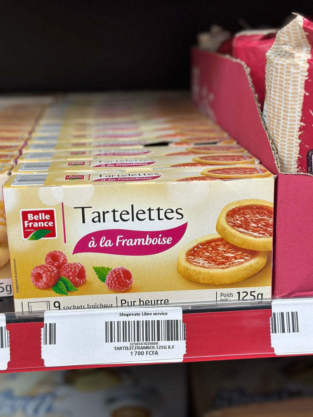 TARTELETTES À LA FRAMBOISE 125G