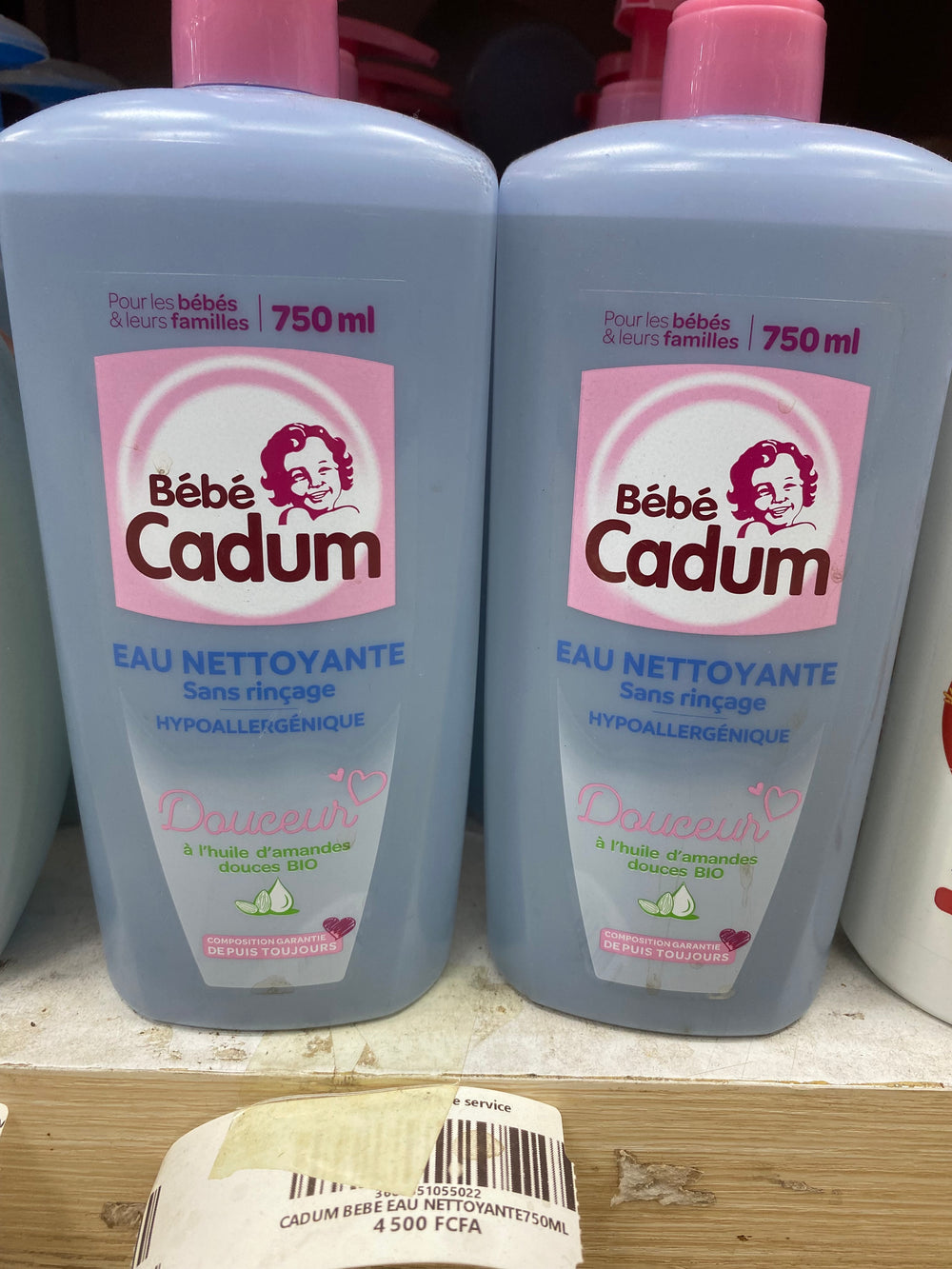 Cadum Bébé Eau Nettoyante 750Ml