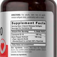 COQ10 100 MG PAR PORTION | 120 GÉLULES 06/2027