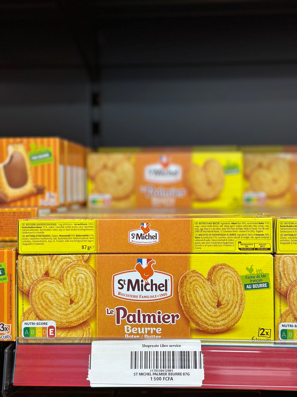 ST MICHEL PALMIER BEURRE 87G