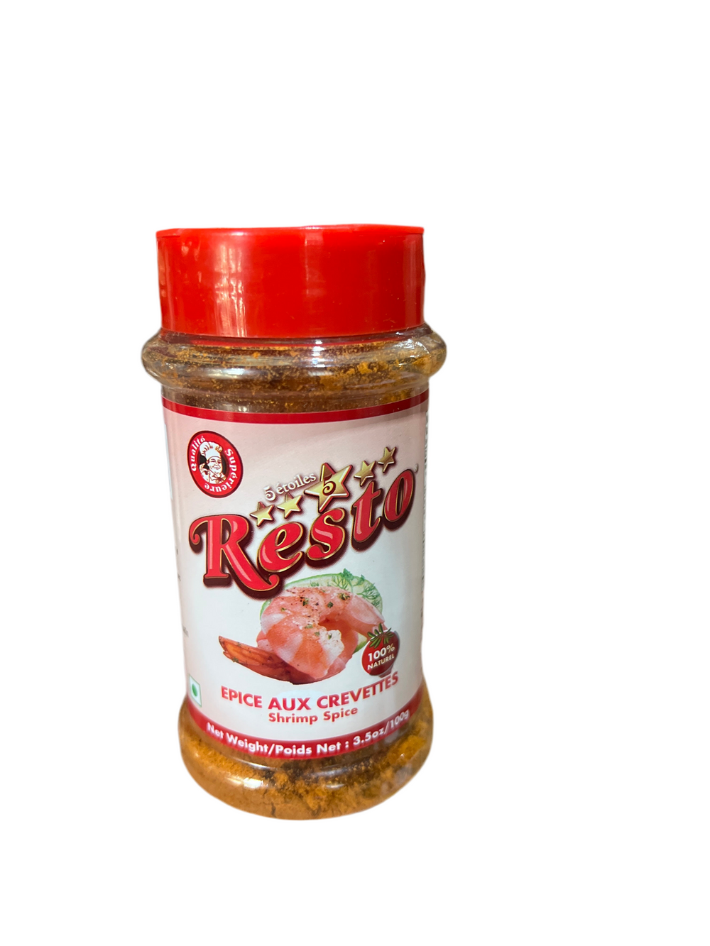RESTO EPICES AUX CREVETTES  100g DLC: Février 2027