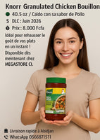 
              Knorr – Granulated Chicken Bouillon DLC: Juin26
            