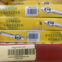 Lemon squeezer stainless steel
