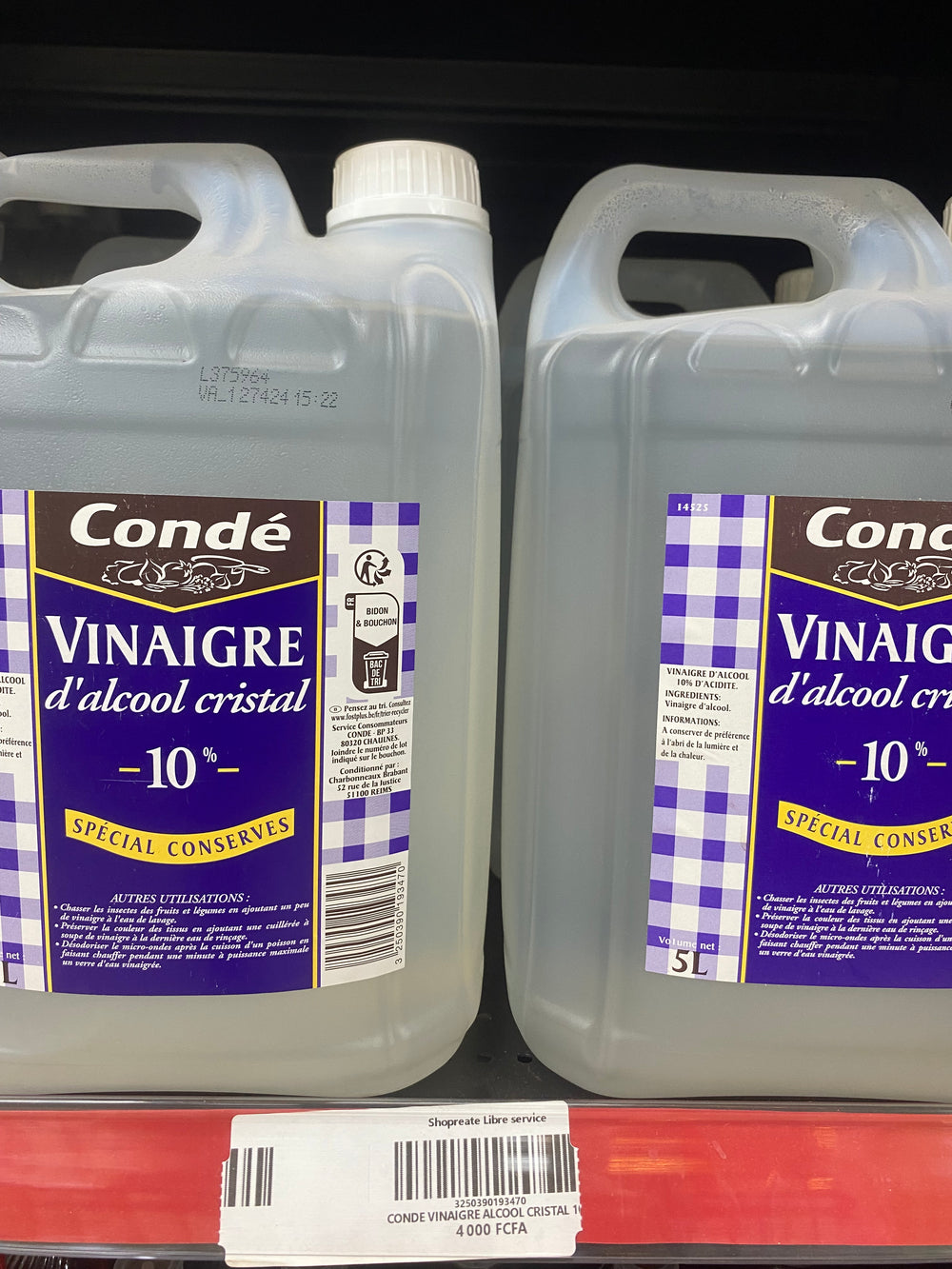 Conde Vinaigre Alcool Cristal 1.5L