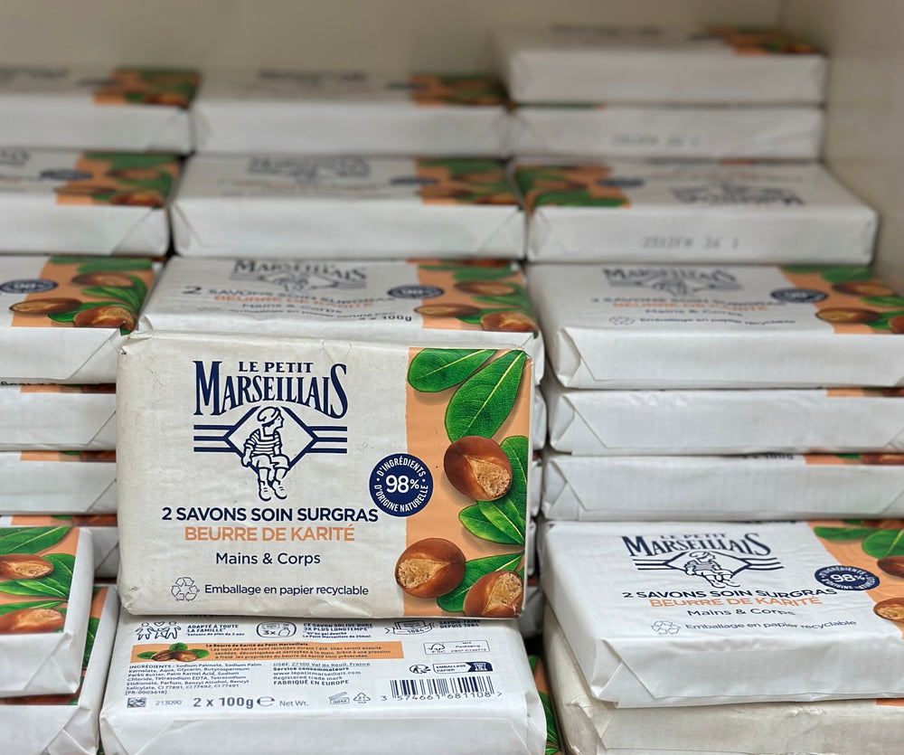 Le petit marseillais 2 savons soins surgras beurre de karité 2 x 100g