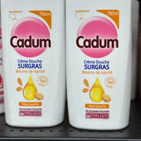 CADUM DOUCHE SURGRAS BEURRE DE KARITÉ 750ML