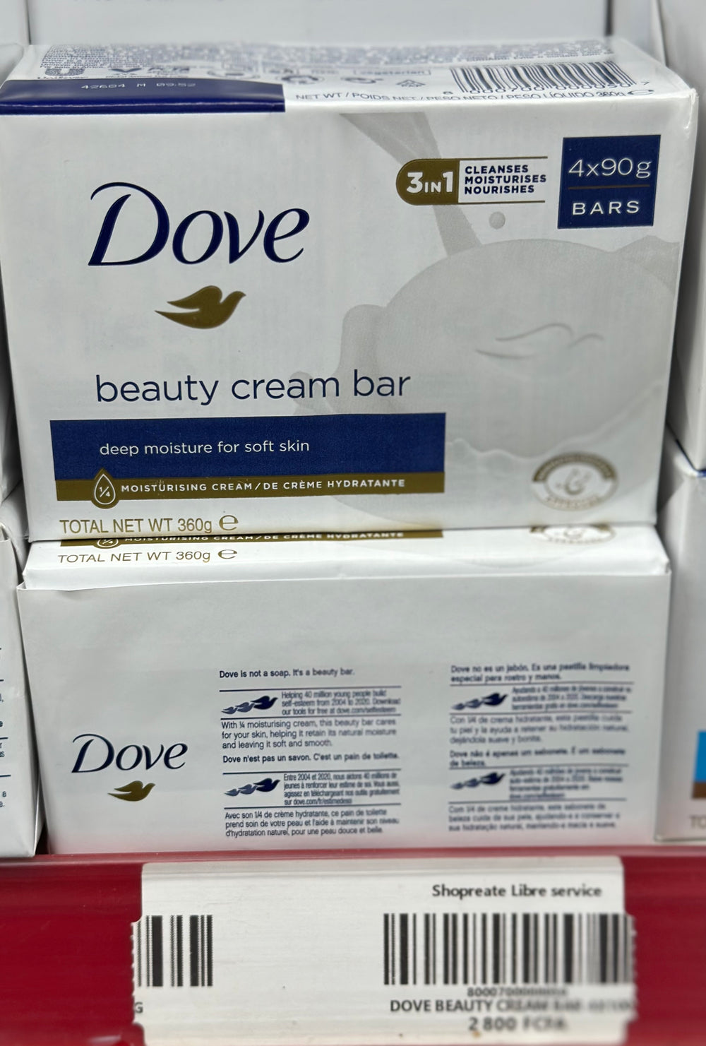 DOVE BEAUTY CREAM BAR 90G