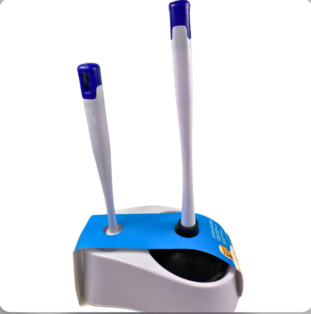 Mr. Clean Toilet Bowl Brush & Plunger Set