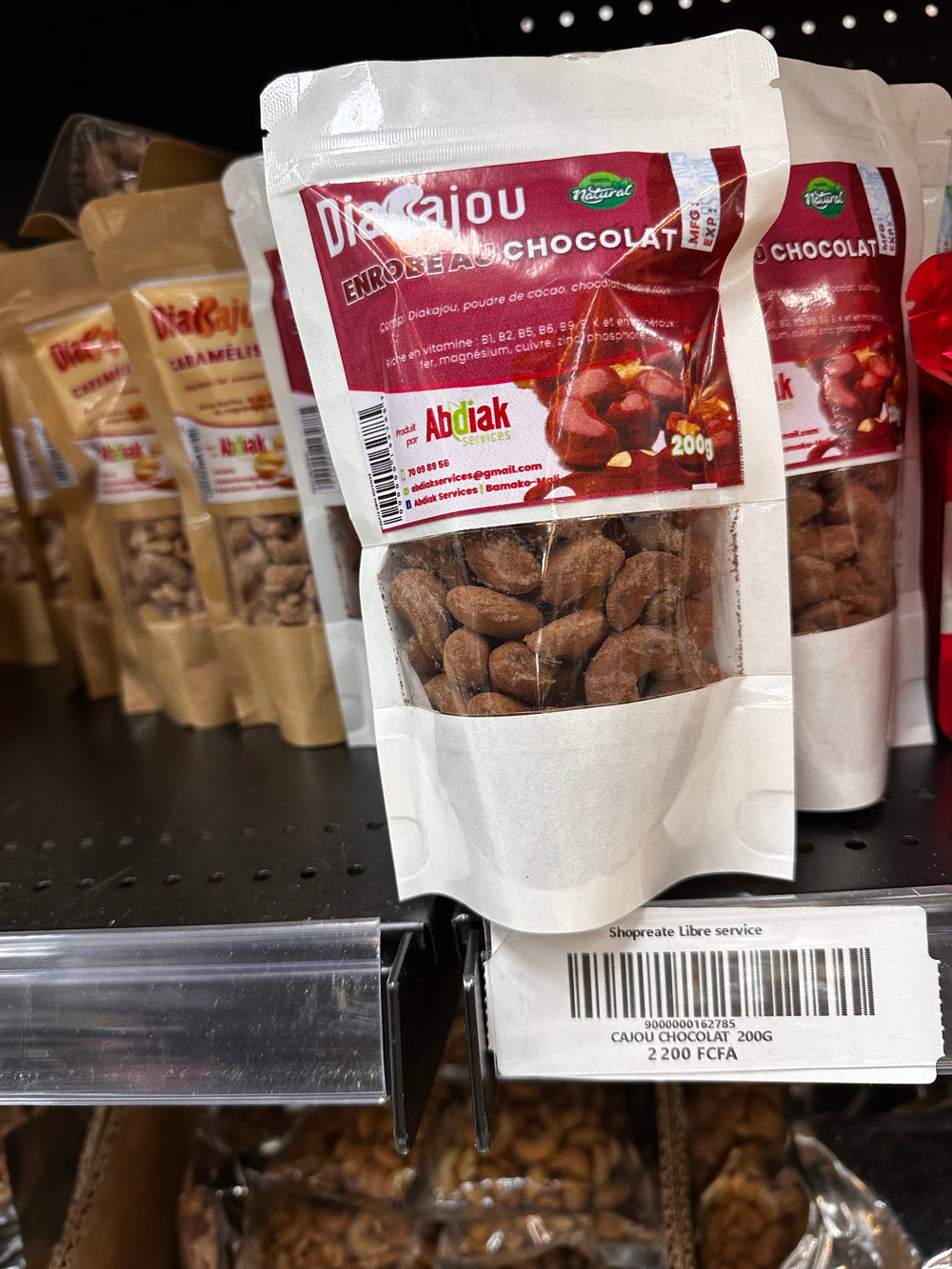 DIAKAJOU CAJOU CHOCOLAT  200g