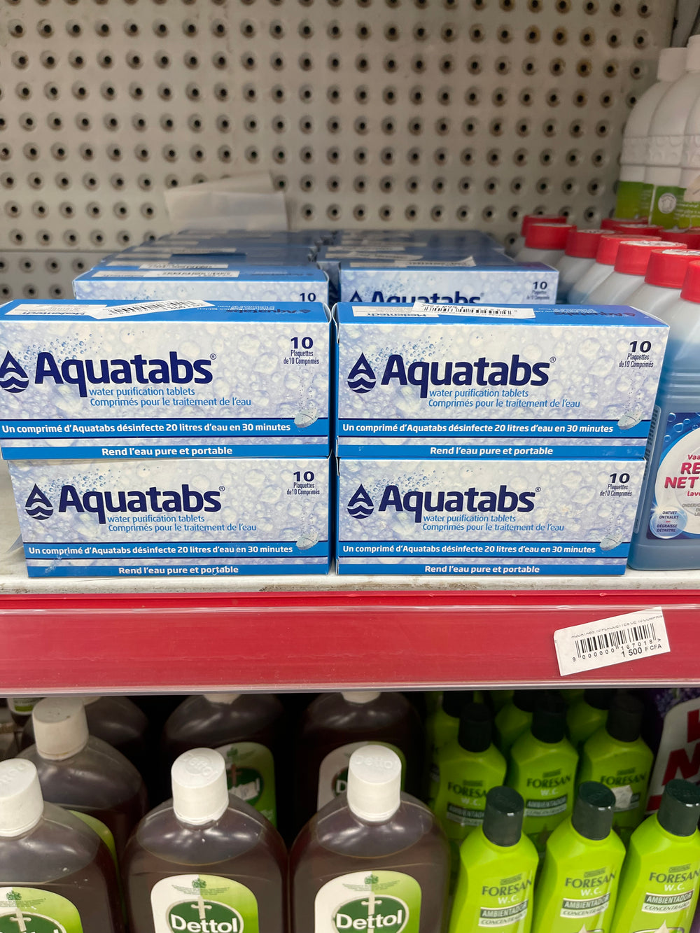 Aquatabs® water purification tablets Comprimés pour le traitement de l'eau